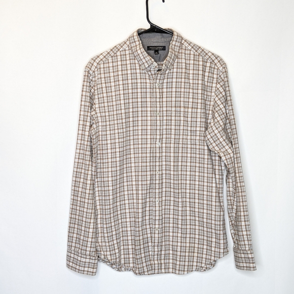 Banana Republic Luxe flannel button down - Picture 3 of 8